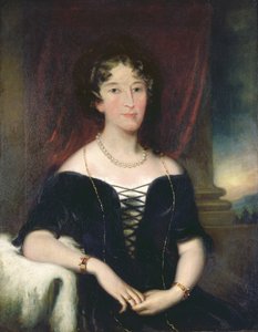 Elizabethin (1766-1850) muotokuva, Australian villateollisuuden perustajan John Macarthurin vaimo, n. 1820